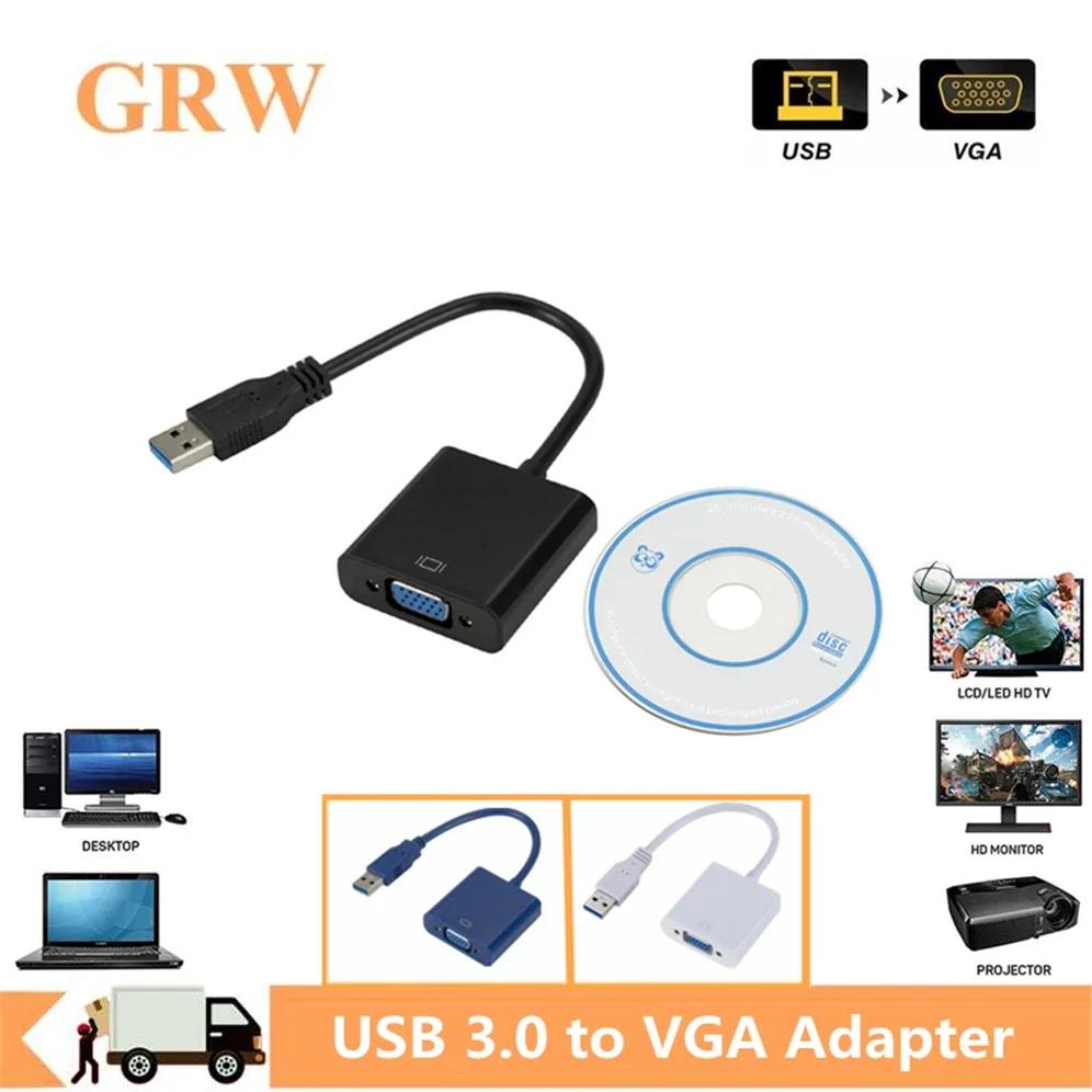 GRWIBEOU USB 3.0 VGA ,  7, 8/10 ũž Ʈ PC  Ϳ,   ī, Ƽ ÷ 